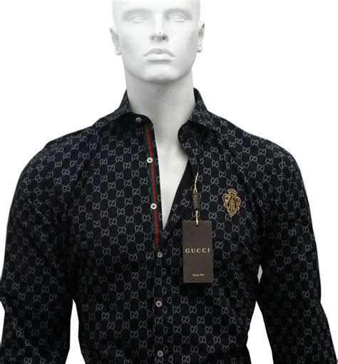 cheap gucci dress shirts|gucci formal shirts.